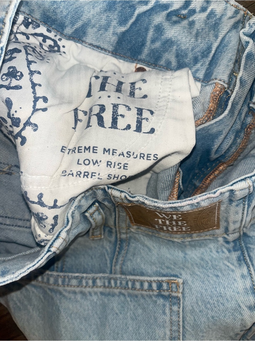 We The Free Extreme Measures Barrel Shorts by Free People - Picture 5 of 6